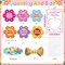 Mom Necklace Craft Kit – 24 DIY Wooden Flower Pendant Necklaces with Beads & Greeting Cards, Perfect Mother’s Day Craft for Kids, Classroom, Family, Party Favors